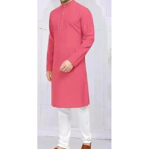 SOLID KURTA PINK