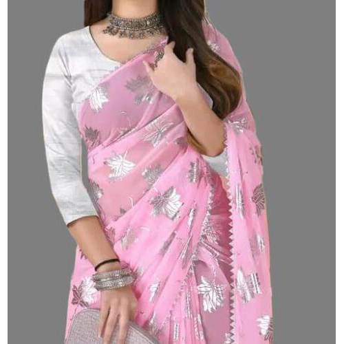 Soft Silk saree Pink