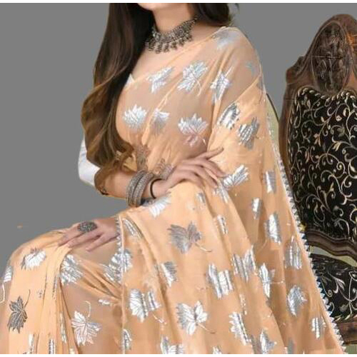 Soft Silk saree Cream