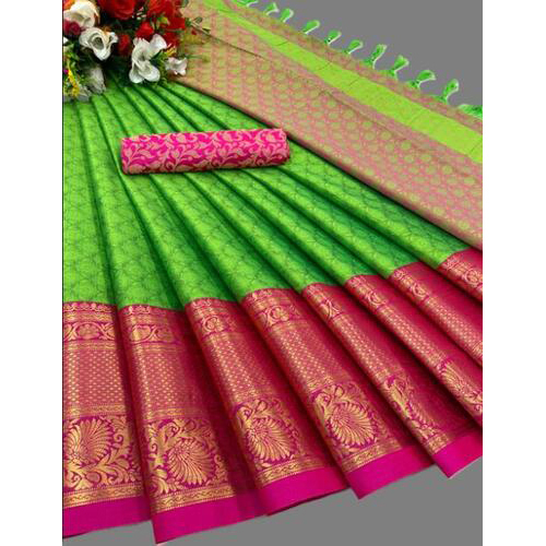 Kanjivaram Cotton Silk Sarees