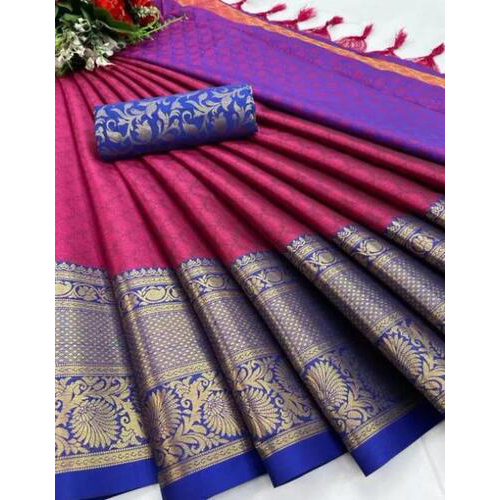 Kanjivaram Cotton Silk Sarees