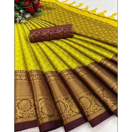 Kanjivaram Cotton Silk Sarees