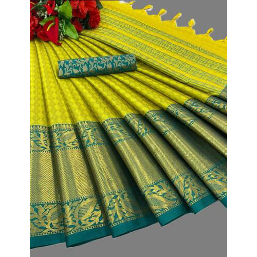 Kanjivaram Cotton Silk Sarees