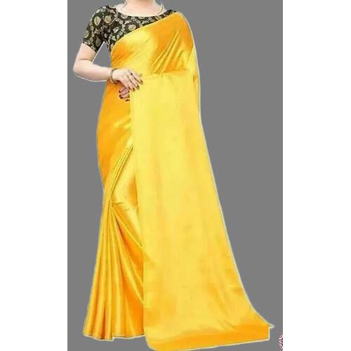 Yellow saree with Blouse