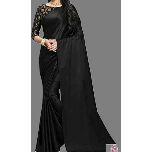 black saree with Blouse