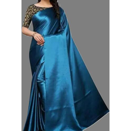 Blue saree with Blouse