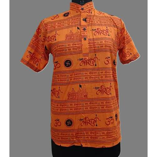 JAY SHIRE RAM KURTA SAFFRON