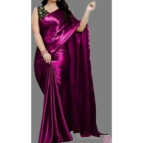 Purple saree with Blouse