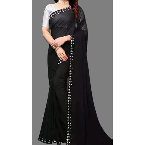 GEORGETTE CUT WORK SAREE