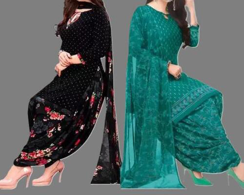 Un Stitched SALWAR SUIT Pack of 2