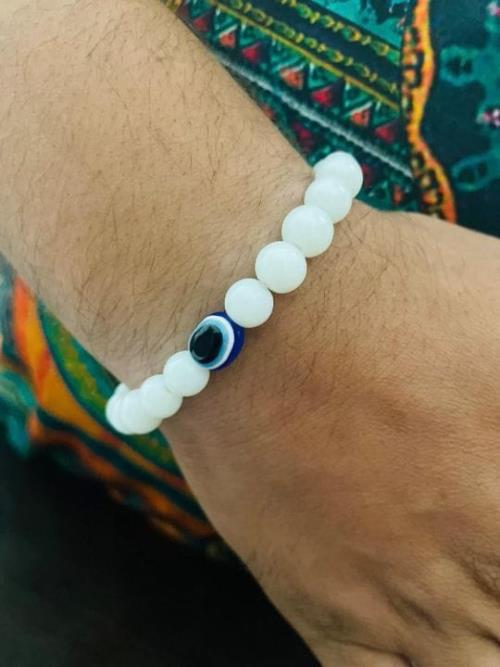 Evil Eye Hand Bracelet for Luck Bringing and Protection, Awesome Jewelry and Gift for Women and Men(