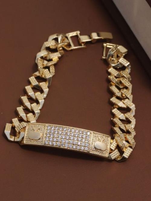  Men's Heavy Golden Bracelet.