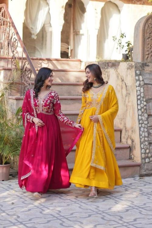  Premium Designer Readymade Gown Collection – Elegant & Stylish Party Wear Dresses for Women.