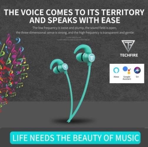  Fire-155 Neckband hi-bass Wireless Bluetooth headphone UPTO 40 HR PLAYBACK Bluetooth Headset .