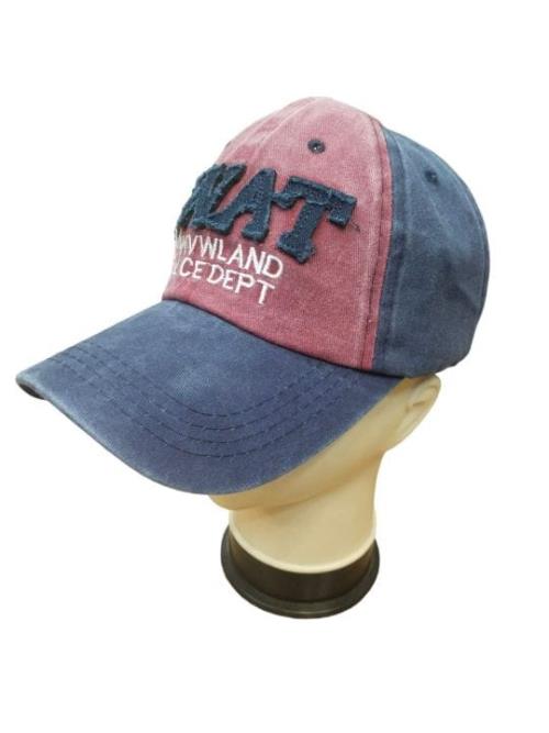 Denim Stylish Cotton Embroidered Adjustable Lock Baseball Cap .