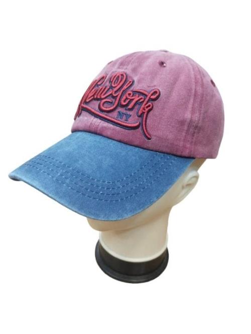 Denim Stylish Cotton Embroidered Adjustable Lock Baseball Cap .