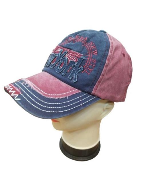 Denim Stylish Cotton Embroidered Adjustable Lock Baseball Cap .