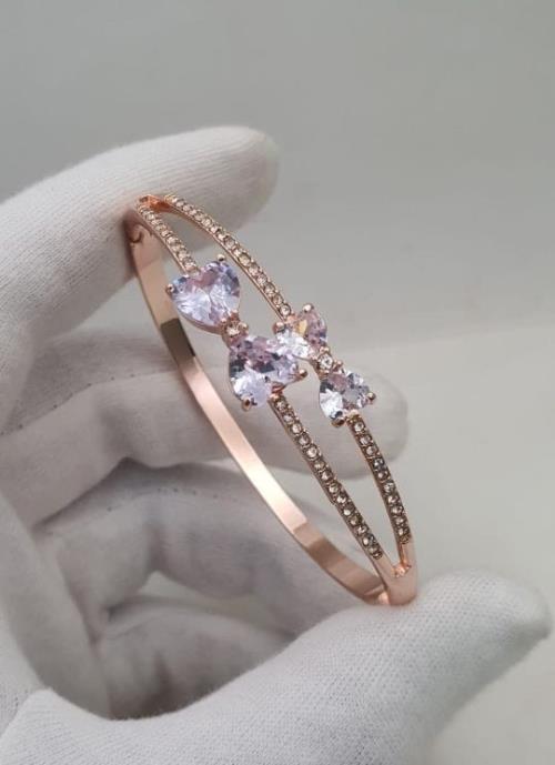 Elegant Imported Openable Kada | High-Quality American Diamond Bracelet | Stylish & Durable Design.