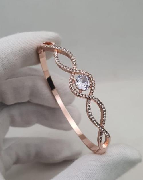  Elegant Imported Openable Kada | High-Quality American Diamond Bracelet | Stylish & Durable Design.