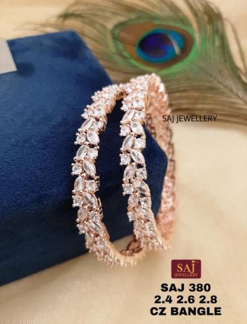 American Diamond Bangels Set.