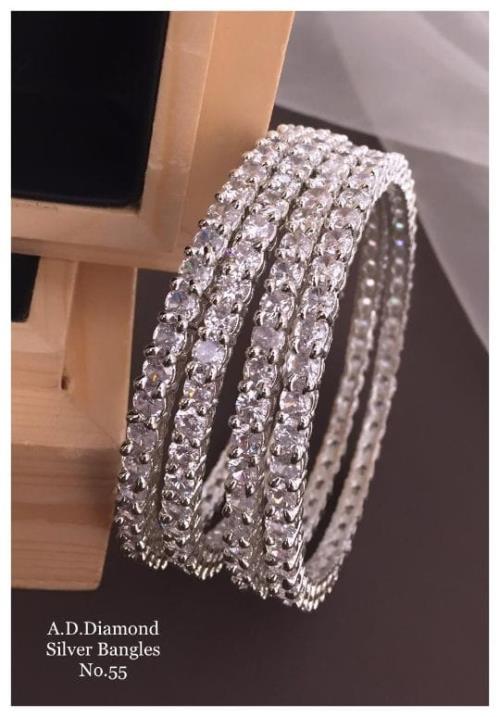 American Diamond Bangels Set.