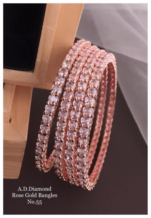 American Diamond Bangels Set.