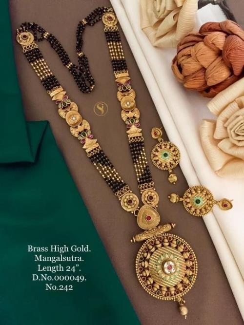 Brass High Gold Mangalsutra .