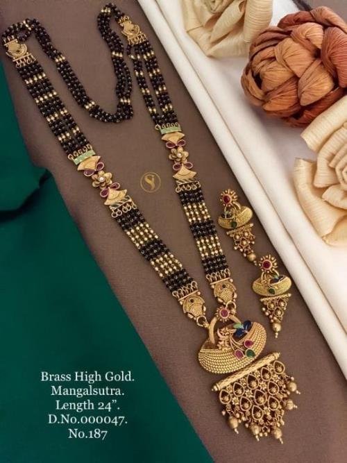 Brass High Gold Mangalsutra .