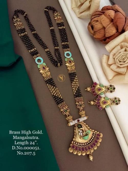 Brass High Gold Mangalsutra .
