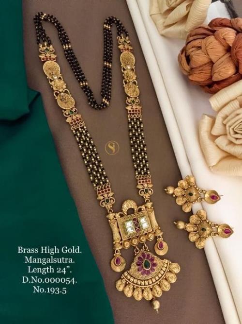 Brass High Gold Mangalsutra .