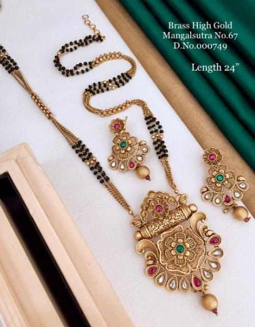 Brass High Gold Mangalsutra .