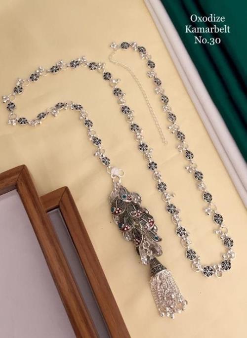 SILVER KAMAR BELT.