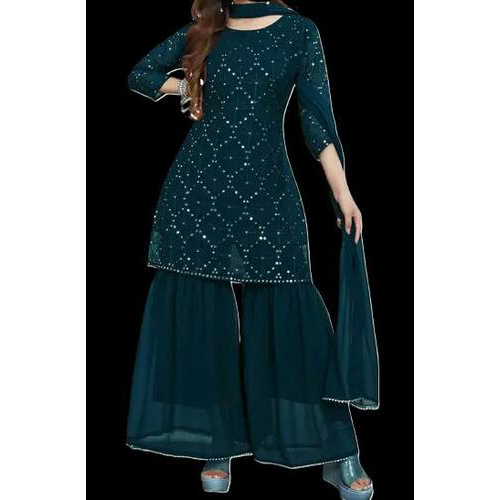 Kurti Sharara with Dupatta Set