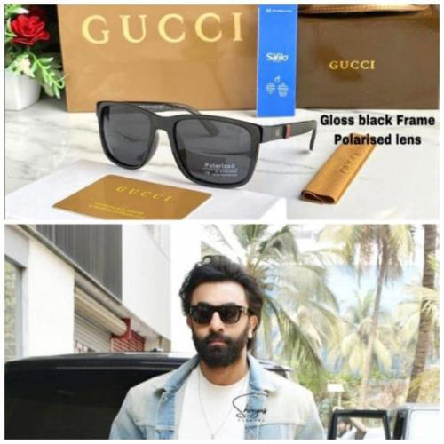 GUCCI Unisex Sunglasses with Fiber Lens