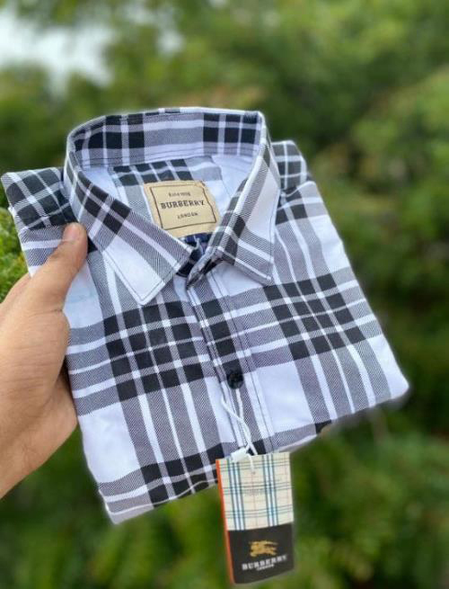 BURBERRY Men's Full Sleeves Check Shirt