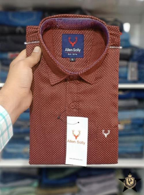 Allen Solly Premium 100% Pure Cotton Dot Shirts