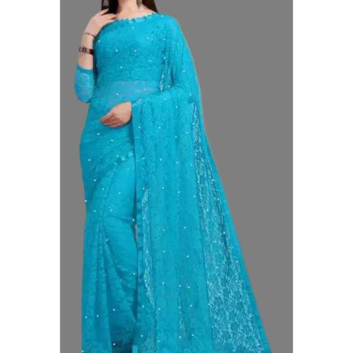 Net Sari Sky Blue