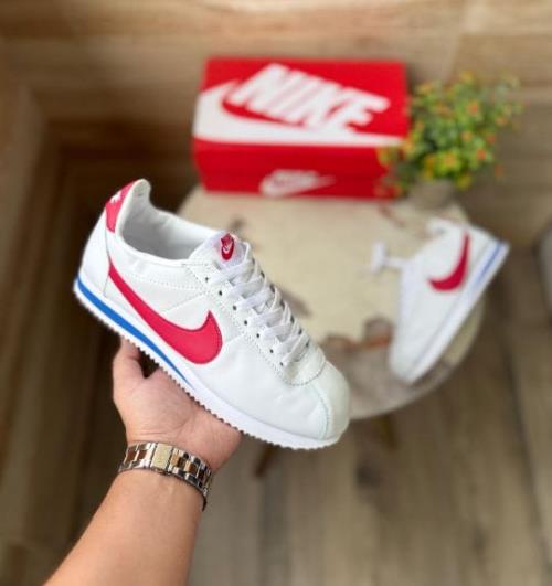 Nike Cortez Basic inspired Sneakers - Premium Pure Leather, Authentic Box Packaging.