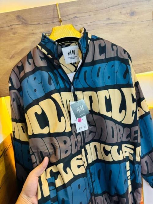 Inspired by H&M 2024 Premium Windcheater Jacket - Surplus Edition, Fully Branded, Heavy-Duty TPU Fab
