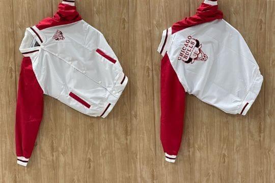 Inspired by Chicago Bulls Windcheaters.