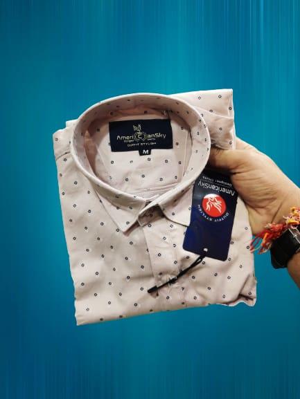 100% Premium Quality Pure Cotton Shirt For Men.