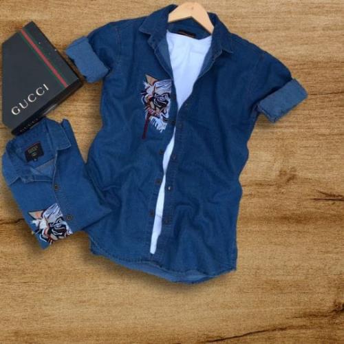 Inspired by Gucci Denim Shirts.