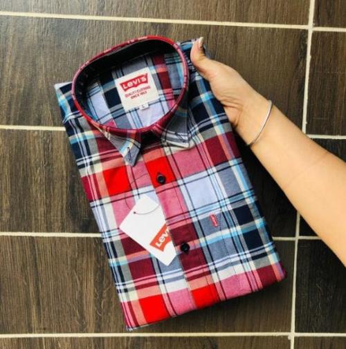 High Quality Solid Check Shirt.
