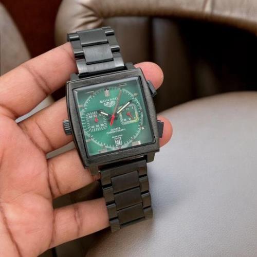 inspired by Tag Heuer Monaco Men's Chronograph Watch – 7AA Premium Quality, Racing Heart Design, Squ