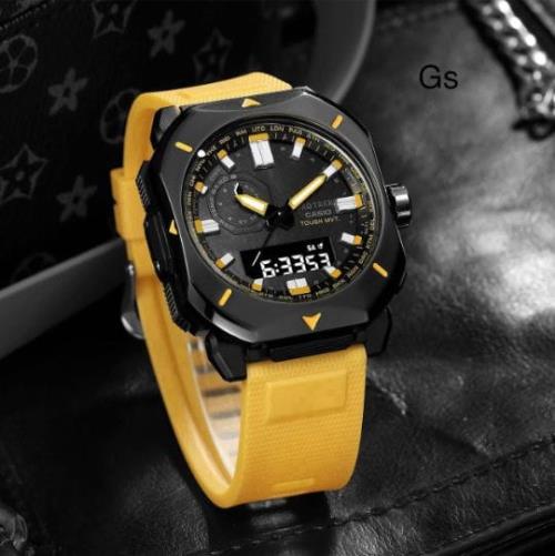 Inspired by Casio ProTrek* Digital & Analog Workman’s Watch – 40mm Durable Outdoor Timepiece  .