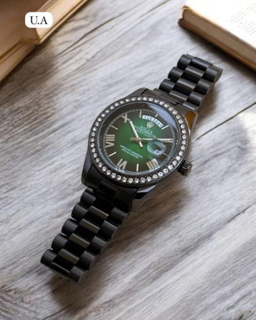 Inspired by Rolex Men's Watch - 7A Quality | Original Model | Round Case | 12-Hour Analog Dial | Met