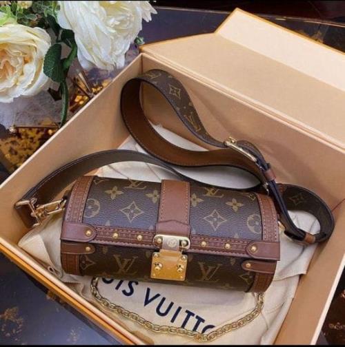 Inspired Papillon Trunk Handbag – Laminated Folding Box Series, Elegant Designer-Inspired Shoulder B