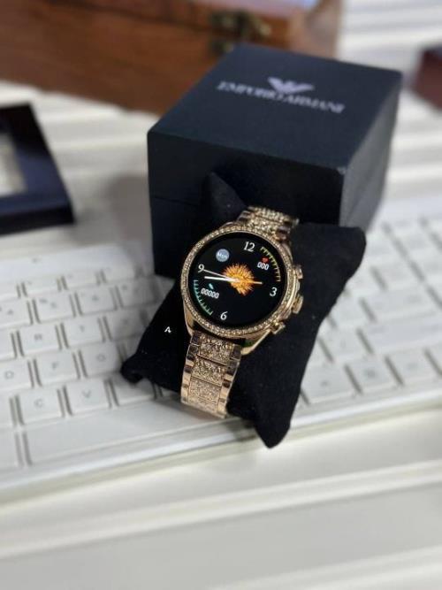 Armani Ultra Premium Diamond Studded Belt Smart Watch .