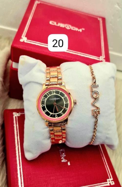 Original Custom Set: Premium Watch & Bracelet Combo | Elegant Design | Perfect Gift.