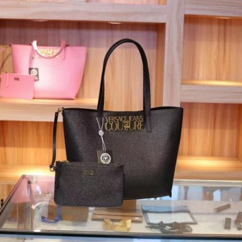 VERSACE JEANS COUTURE WITH POUCH COMBO LARGE TOTE BAG  .
